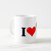 I Love Spinach Koffiemok (Voorkant links)