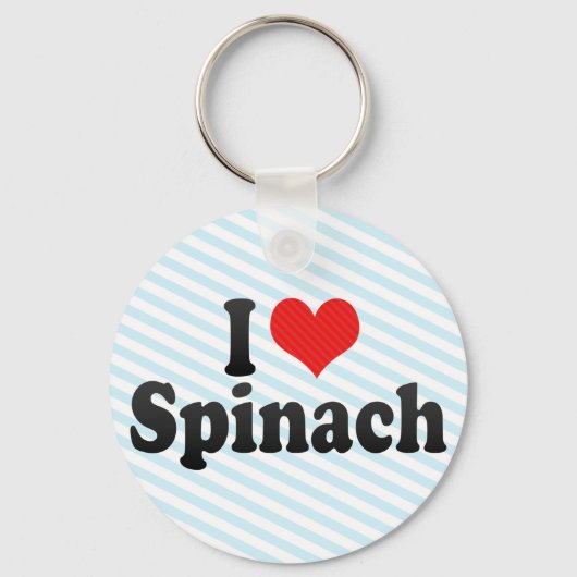 I Love Spinach Sleutelhanger (Voorkant)