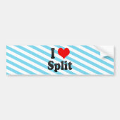 I Love Split, Kroatië Bumpersticker (Voorkant)