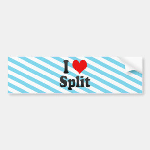 I Love Split, Kroatië Bumpersticker