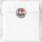 I Love Split, Kroatië Ronde Sticker (Tas)