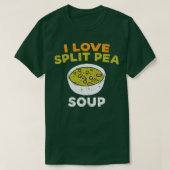 I Love Split Pea Soup T-shirt (Design voorkant)