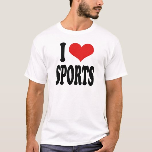 I Love Sports T-shirt (Voorkant)