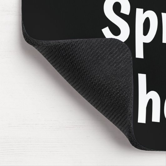 I Love Spreadsheets Classic Black en Red Gift Muismat (Hoek)