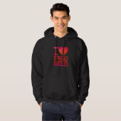 I Love Spreadsheets Tax Accountant Actuary Hoodie (Voorkant volledig)