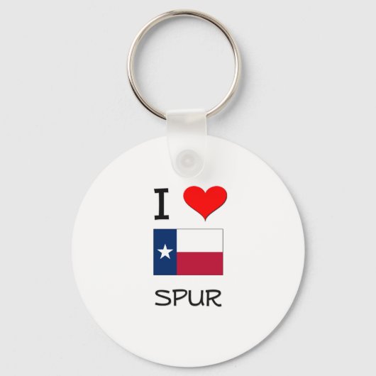 I Love Spur Texas Sleutelhanger (Voorkant)