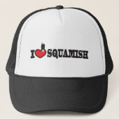 I Love Squamish Trucker Pet (Voorkant)