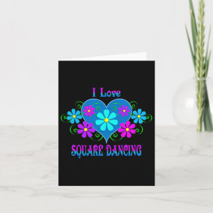 I Love Square Dancing Kaart