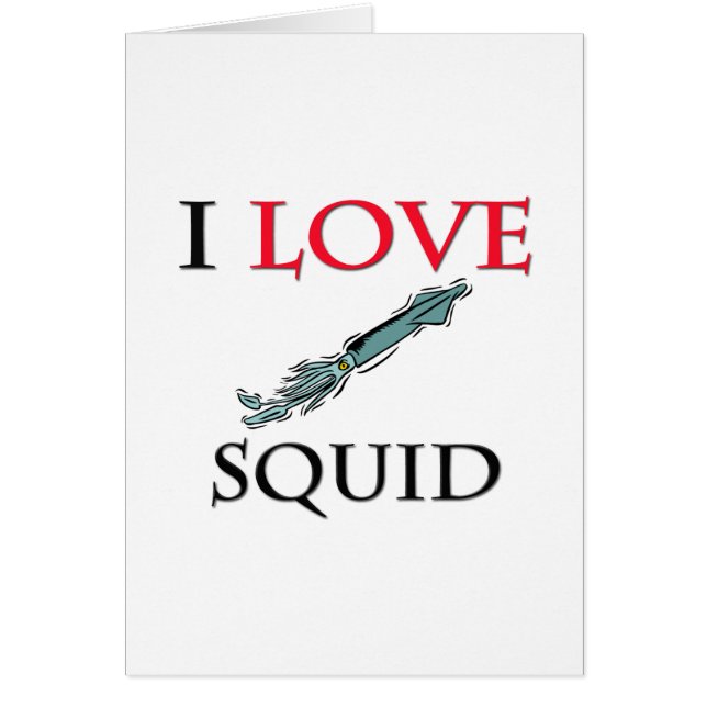 I Love Squid (Voorkant)