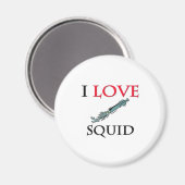 I Love Squid Magneet (Voorkant / Achterkant)