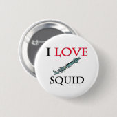 I Love Squid Ronde Button 5,7 Cm (Voorkant /achterkant)