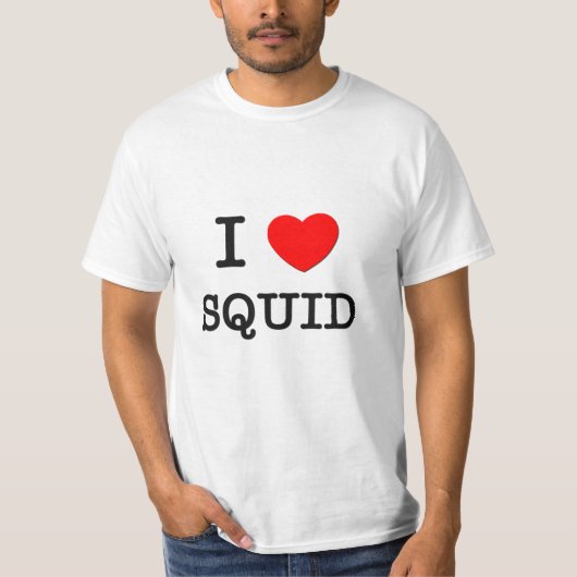 I Love SQUID T-shirt (Voorkant)