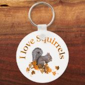I Love Squirrels Sleutelhanger (Voorkant)