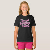 I Love Squishies and Slime T shirt (Voorkant volledig)