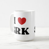 I love SRK - I Love Shahrukh Khan Koffiemok (Voorkant links)