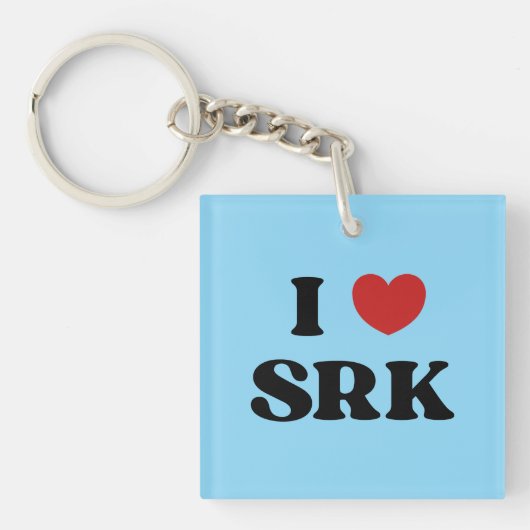 I Love SRK - I Love Shahrukh Khan Sleutelhanger (voorkant)