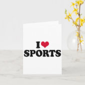 I Love Srts Fitness Motivation  Kaart (Gele Bloem)