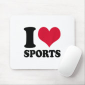 I Love Srts Fitness Motivation  Muismat (Met muis)