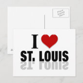 I Love St Louis Briefkaart (Voorkant / Achterkant)