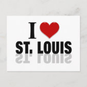 I Love St Louis Briefkaart (Voorkant)