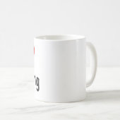 I Love Stalking Koffiemok (Voorkant rechts)