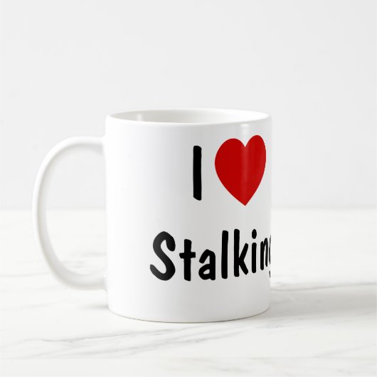 I Love Stalking Koffiemok (Links)