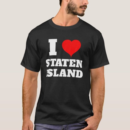 I Love Staten Island T-shirt (Voorkant)
