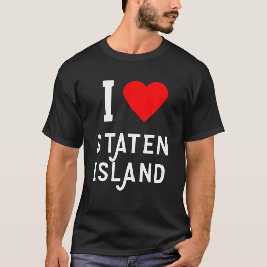 I Love Staten Island T-shirt (Voorkant)
