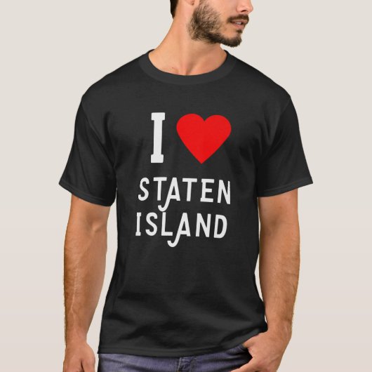 I Love Staten Island T-shirt (Voorkant)