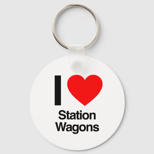 i love station wagons sleutelhanger (Voorkant)