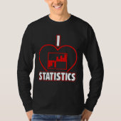 I Love Statistics Actuarial Science Insurance Data T-shirt (Voorkant)