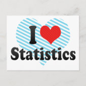 I Love Statistics Briefkaart (Voorkant)
