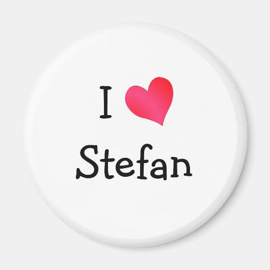 I Love Stefan Magneet (Voorkant)