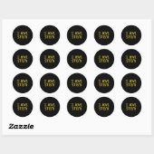 I Love Stem - Wetenschap Ronde Sticker (Vel)
