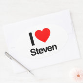 i love steven ovale sticker (Envelop)