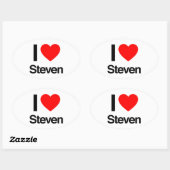 i love steven ovale sticker (Vel)