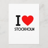 I Love Stockholm Briefkaart (Voorkant)