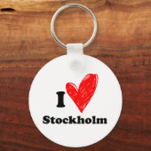 I Love Stockholm Sleutelhanger (Voorkant)