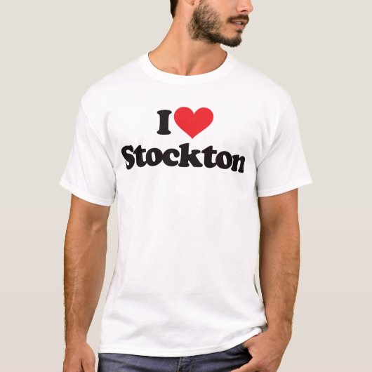I Love Stockton T-shirt (Voorkant)