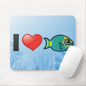 I Love Stoplight Parrotfish Muismat (Met muis)