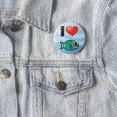 I Love Stoplight Parrotfish Ronde Button 5,7 Cm (In situ)