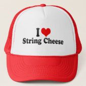 I Love String Cheese Trucker Pet (Voorkant)