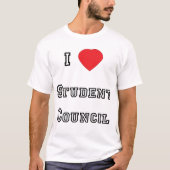 I Love Student Council T-shirt (Voorkant)