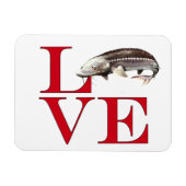 I Love Sturgeon Magneet (Horizontaal)
