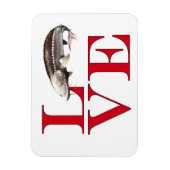 I Love Sturgeon Magneet (Verticaal)