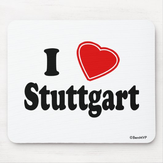 I Love Stuttgart Muismat (Voorkant)