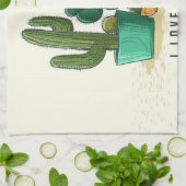 I Love Succulents Theedoek (Gevouwen)