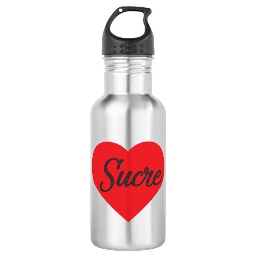 I Love Sucre - Bolivia Waterfles (Voorkant)