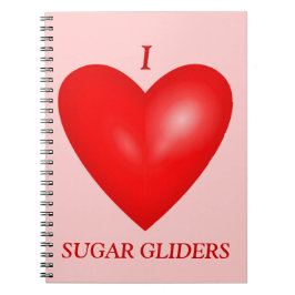 I Love Sugar Gliders Notitieboek
