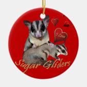 I Love Sugar Gliders ornament (Voorkant)